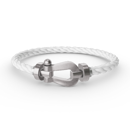 [Royal Top]FORCE LARGE HORSESHOE NO DIAMOND BRACELET SILVER
