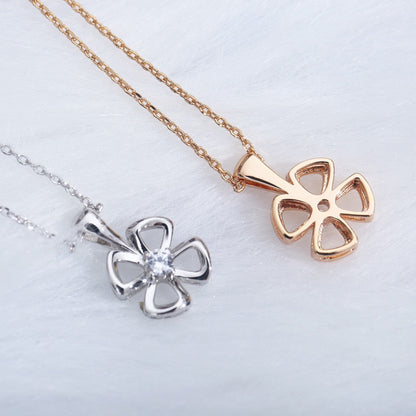[Royal Top]FIOREVER NECKLACE DIAMOND CENTER