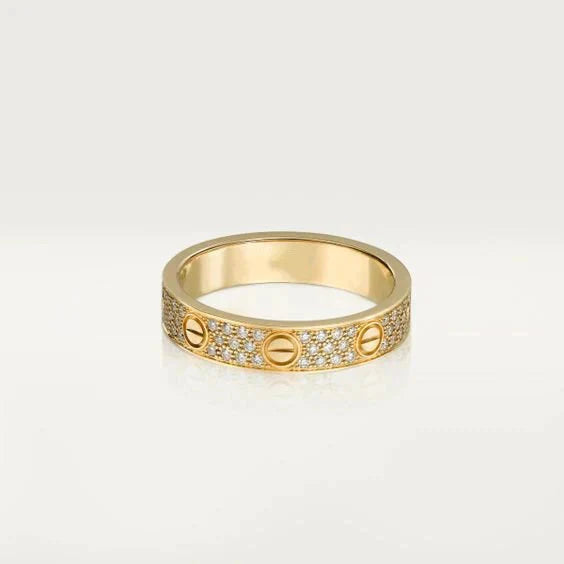 [Royal Top]LOVE RING 3.6MM DIAMOND PAVED
