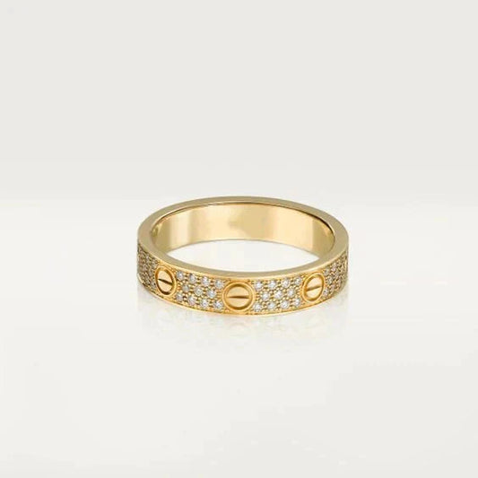 [Royal Top]LOVE RING 3.6MM DIAMOND PAVED