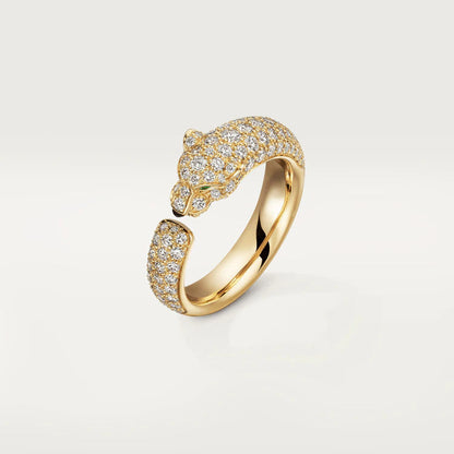 [Royal Top]PANTHERE PINK GOLD DIAMOND RING