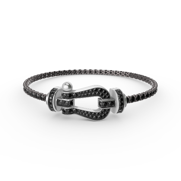 [Royal Top]FORCE  LARGE HORSESHOE FULL DIAMOND TENNIS BRACELET